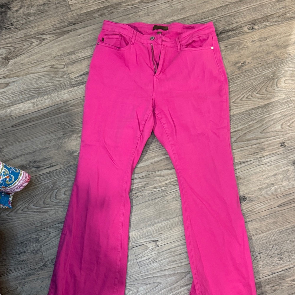 Judy Blue Hot Pink Jeans